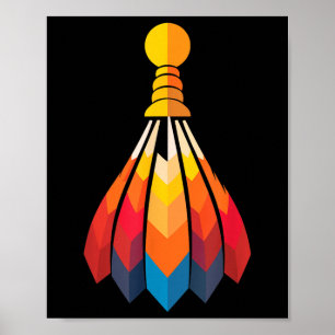 Badminton Shuttle Poster