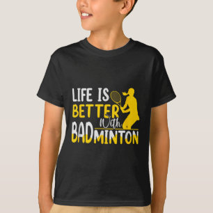 Badminton Shuttle Racket Badminton Player _8 T-shirt