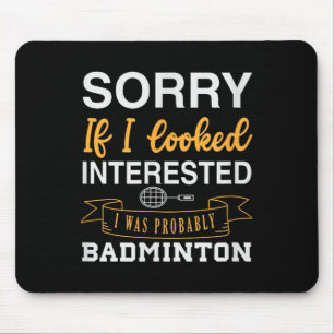 Badminton Shuttle Racket Badminton Speler 0 Muismat