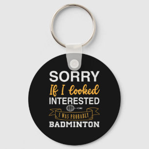 Badminton Shuttle Racket Badminton Speler 0 Sleutelhanger