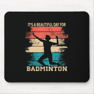 Badminton Shuttle Racket Badminton Speler Muismat