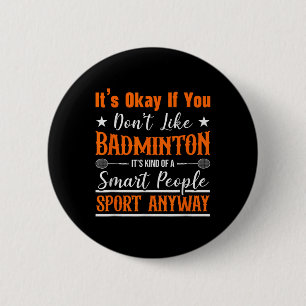 Badminton Shuttle Racket Badminton Speler Ronde Button 5,7 Cm