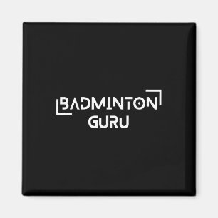 Badminton Shuttle Racket Sportkampioen Strategie Magneet