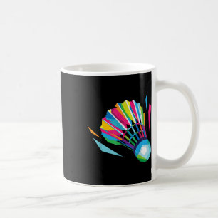 Badminton Shuttle Racquet Sport Badminton Pop Art Koffiemok