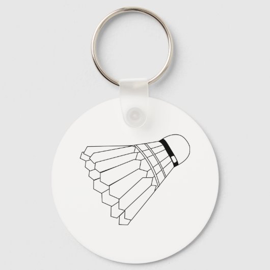 Badminton Shuttle Sleutelhanger (Voorkant)