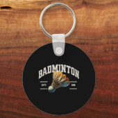 Badminton Shuttle Sleutelhanger (Voorkant)