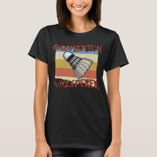 Badminton shuttle sport t-shirt
