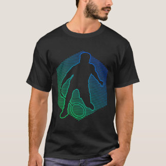 Badminton Shuttle Squash Vrouwen Badminton Speler T-shirt