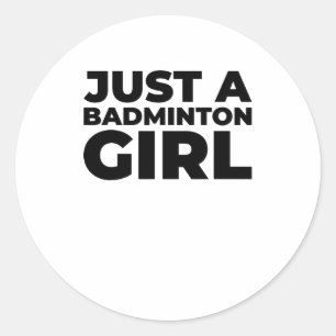 Badminton Shuttle Team Racket - Alleen een Badmint Ronde Sticker