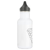 Badminton Shuttle Waterfles (Links)