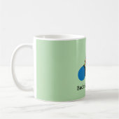 Badminton Shuttlecock Design Café Mug (Gauche)