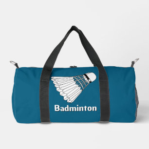Badminton Shuttlecock Design Duffel Bag Plunjezak