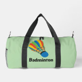 Badminton Shuttlecock Design Duffel Bag Plunjezak (Achterkant)