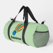 Badminton Shuttlecock Design Duffel Sac (Coin droit)