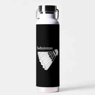 Badminton Shuttlecock Design Waterfles