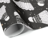 Badminton Shuttlecock Galaxy Cadeaupapier (Rol Hoek)