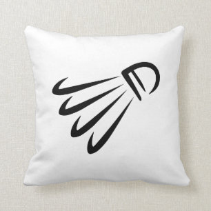 Badminton shuttlecock kussen