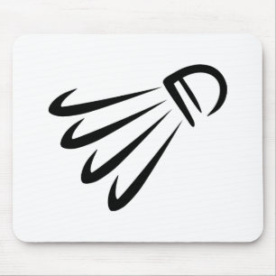 Badminton shuttlecock muismat