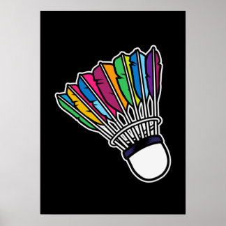 Badminton Shuttlecock Poster