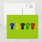 badminton shuttlecocks briefkaart (Voorkant / Achterkant)