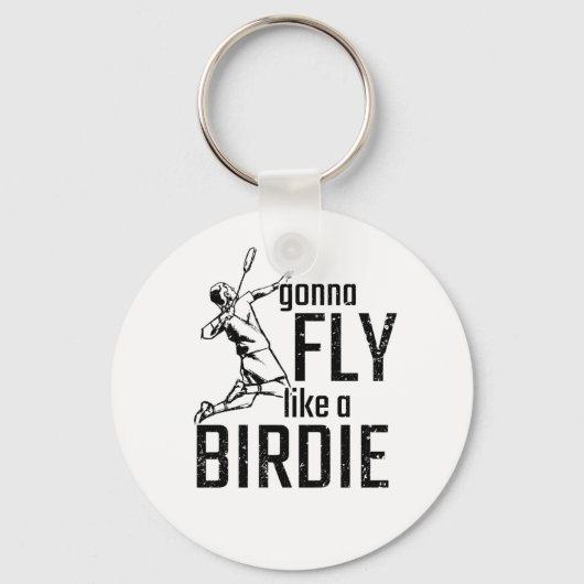 Badminton Sleutelhanger (Voorkant)