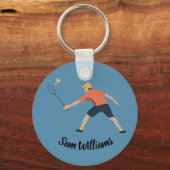 Badminton Sleutelhanger (Voorkant)