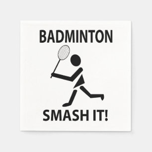 Badminton Smash It Sportspeler Badminton Feest Servet