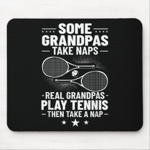 Badminton Sommige opa's nemen dutjes echte opa's P Muismat