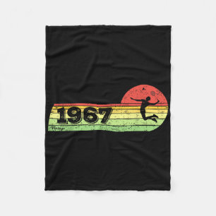 Badminton-speler 1967 Verjaardag Shuttle Bad Fleece Deken