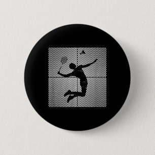 Badminton-speler Game Shuttle Badminton Ronde Button 5,7 Cm