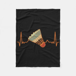 Badminton-speler Game Shuttle Funny  Badmin Fleece Deken