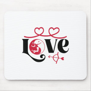 Badminton-speler Game Shuttle Yin-yang-love Badmin Muismat