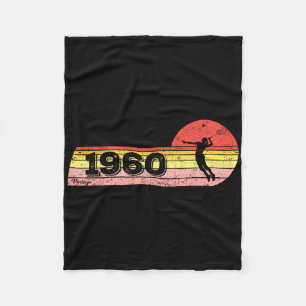 Badminton-speler Geboren 1960 Verjaardag Vrouwen Fleece Deken