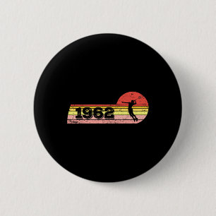 Badminton-speler Geboren 1962 Verjaardag Vrouwen Ronde Button 5,7 Cm