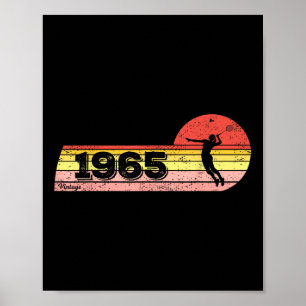 Badminton-speler Geboren 1965 Verjaardag Vrouwen Poster