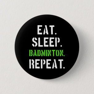 Badminton Speler Gift 1 Ronde Button 5,7 Cm