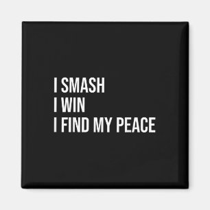 Badminton Speler Meme Zelfzorg Quote Magneet