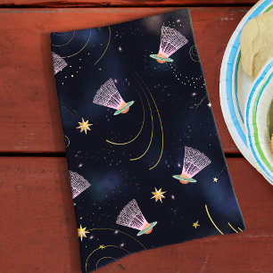 Badminton Speler Shuttlecock Space Shuttle Zomer Theedoek