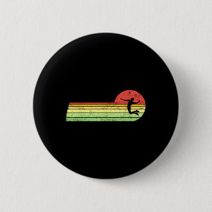 Badminton-speler Verjaardag Shuttle Badminto Ronde Button 5,7 Cm