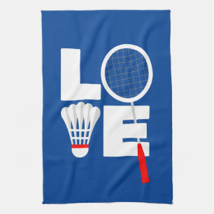 Badminton Sports Towel - LOVE Theedoek
