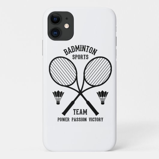Badminton sportteam Case-Mate iPhone case (Achterkant)