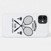 Badminton sportteam Case-Mate iPhone case (Achterkant (horizontaal))