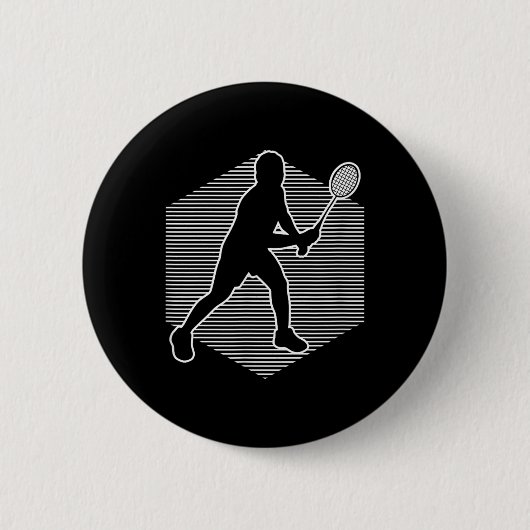 Badminton Squash Dames Shuttle Heren  Ronde Button 5,7 Cm (Voorkant)