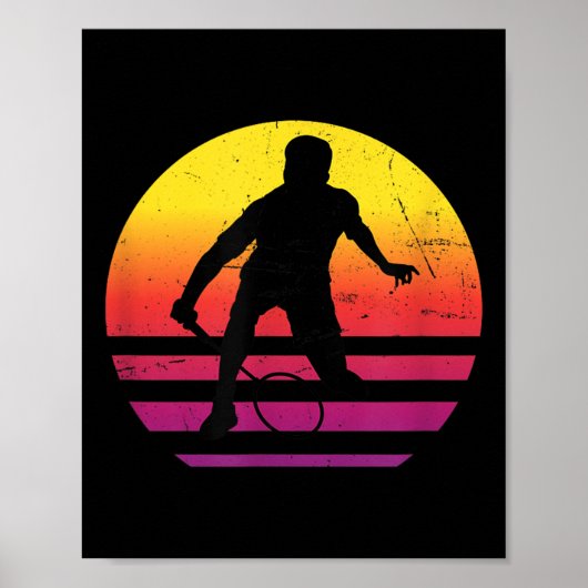 Badminton Squash Mannen Shuttle Vrouwen Poster (Voorkant)