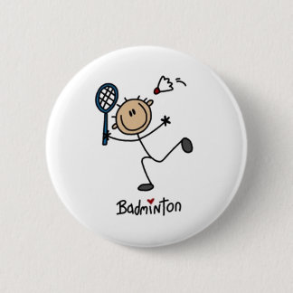 Badminton Stick Figuur Ronde Button 5,7 Cm