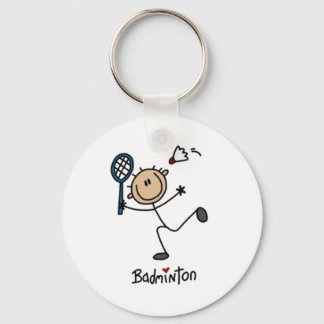 Badminton Stick Figuur Sleutelhanger