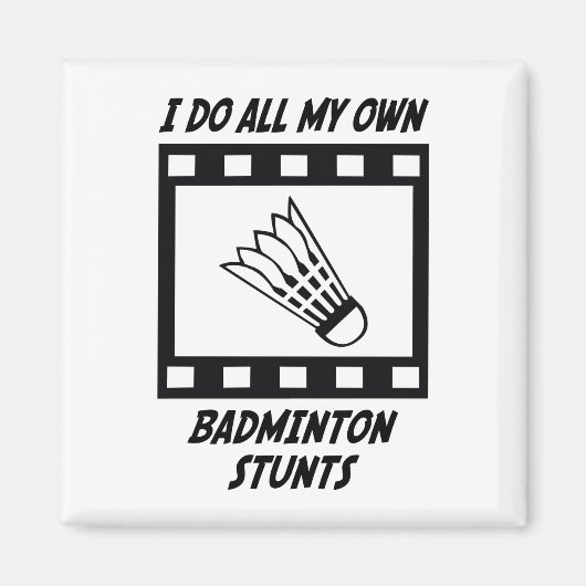 Badminton Stunts Magneet (Voorkant)