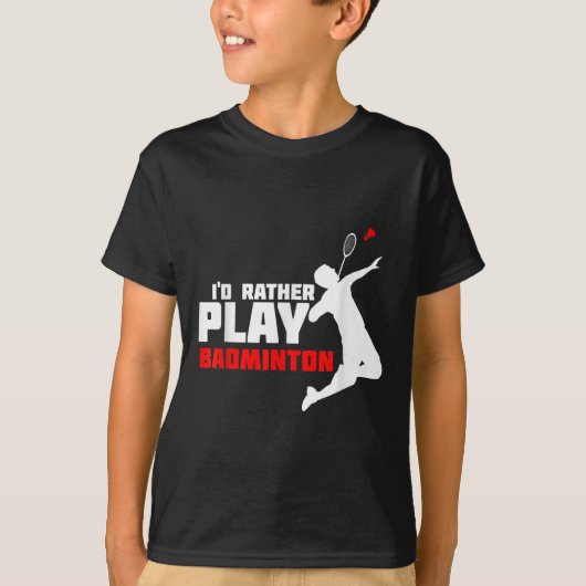 Badminton T-shirt (Voorkant)