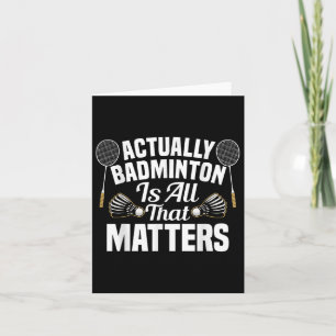 Badminton Team Match S Shuttle Badminton Speler Kaart