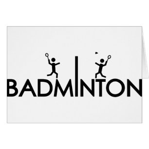 badminton-tekstpictogram